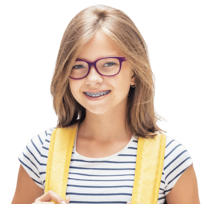 Back-to-School Checklist Female Student with Braces