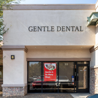 gentle-dental-rio-az-dental-exterior-office-front-door-signage-july-2024
