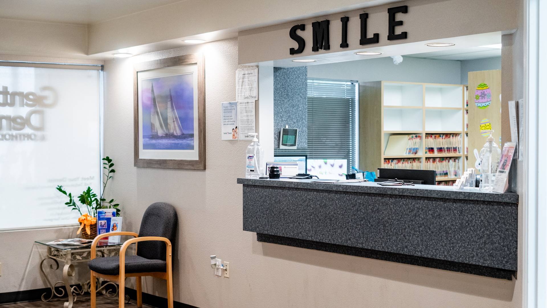 dental-clinic-reception-area_Gentle-Dental-Moreno-Valley