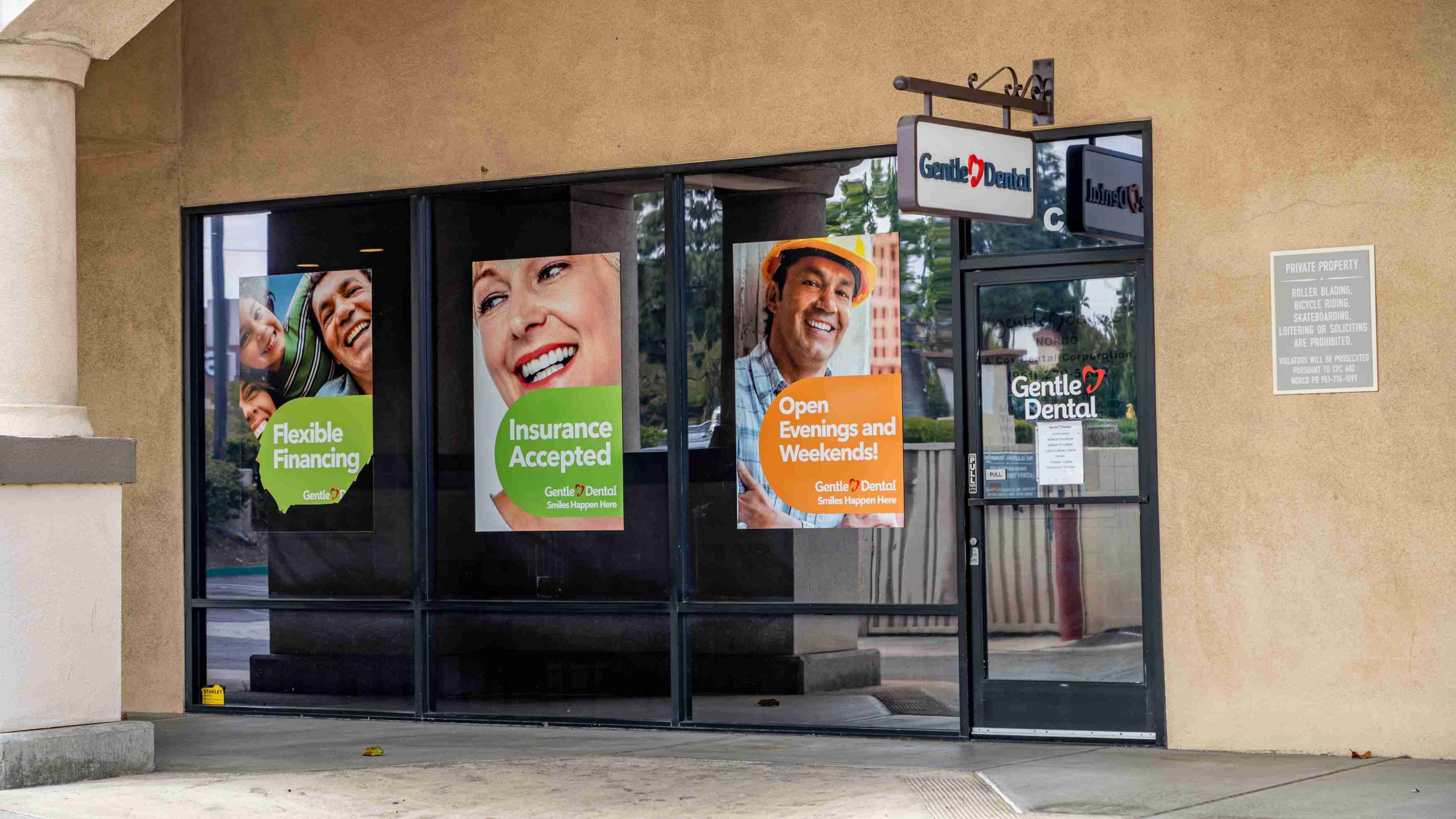 dental-office-entrance_Gentle-Dental-Norco