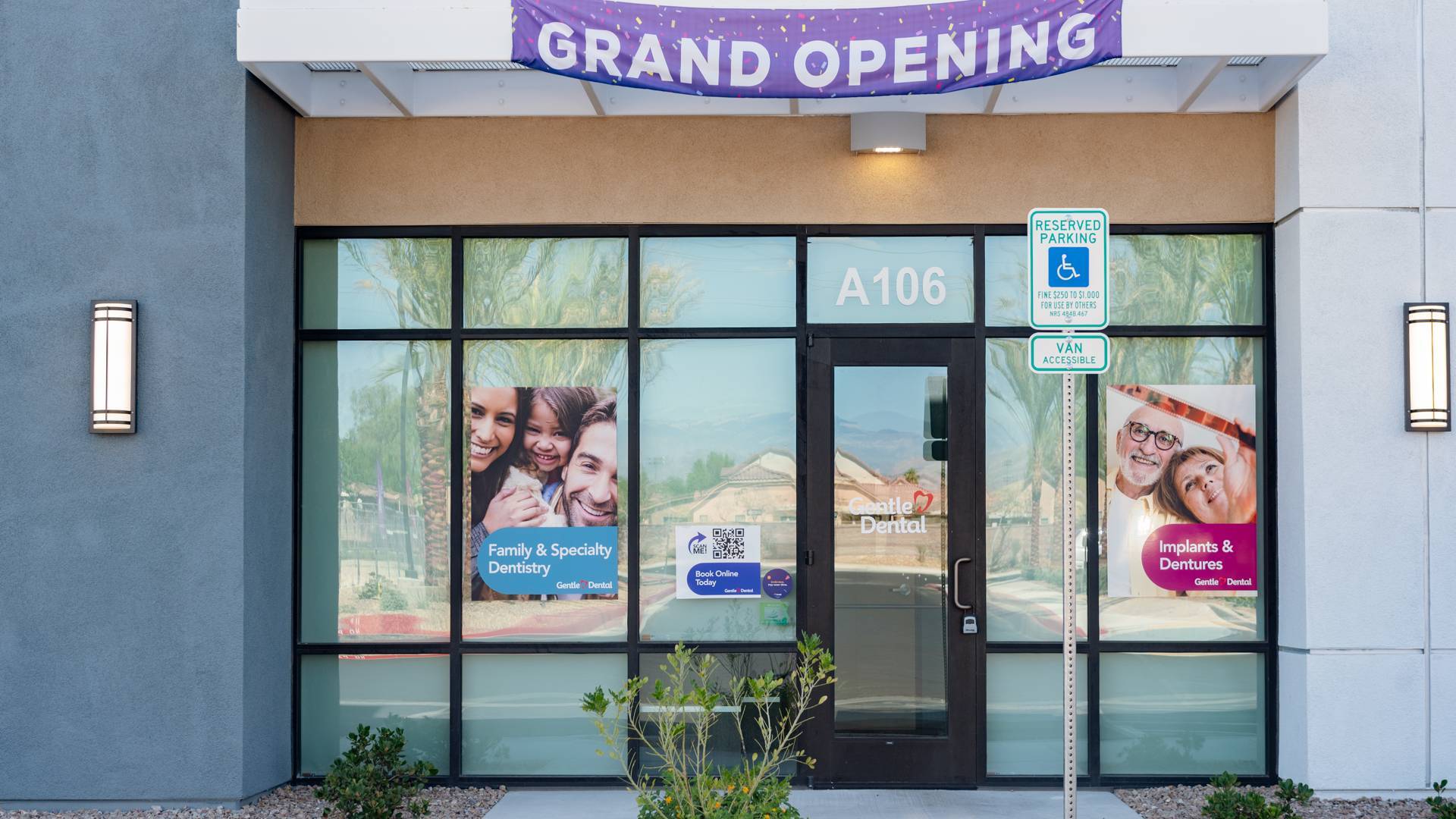 dental-office-front-signage_Gentle-Dental-North-Las-Vegas